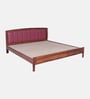 Zephyr  Sheesham Wood King Size Bed In Honey Oak Finish