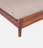 Zephyr  Sheesham Wood King Size Bed In Honey Oak Finish