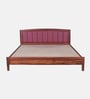 Zephyr  Sheesham Wood King Size Bed In Honey Oak Finish
