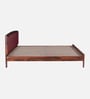 Zephyr  Sheesham Wood Queen Size Bed In Honey Oak Finish