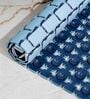 Zephyr Blue Anti-Slip Shower Mat 39 X 73 cm