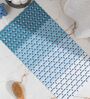 Zephyr Blue Anti-Slip Shower Mat 39 X 73 cm
