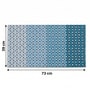 Zephyr Blue Anti-Slip Shower Mat 39 X 73 cm
