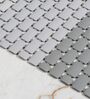 Zephyr Grey Anti-Slip Shower Mat 39 X 73 cm