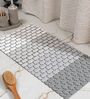 Zephyr Grey Anti-Slip Shower Mat 39 X 73 cm