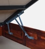 Zephyr Sheesham Wood King Size Bed In Honey Oak Finish With Hydraulic Storage