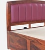 Zephyr Sheesham Wood King Size Bed In Honey Oak Finish With Hydraulic Storage