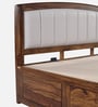 Zephyr Sheesham Wood King Size Bed In Provincial Teak Finish With Hydraulic Storage