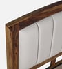 Zephyr Sheesham Wood Queen Size Bed In Provincial Teak Finish With Hydraulic Storage