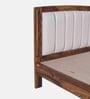 Zephyr Sheesham Wood Queen Size Bed In Provincial Teak Finish