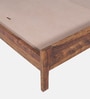 Zephyr Sheesham Wood Queen Size Bed In Provincial Teak Finish