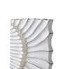 Zephyra Resin Vase Contemporary Decorative Accent (White)