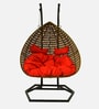 Zermatt Wicker Swing In Red Finish