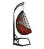 Zermatt Wicker Swing In Brown Finish