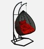 Zermatt Wicker Swing In Brown Finish