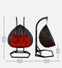 Zermatt Wicker Swing In Brown Finish