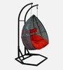 Zermatt Wicker Swing In Grey Finish