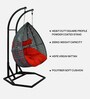 Zermatt Wicker Swing In Grey Finish