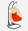 Zermatt Wicker Swing In Beige Finish