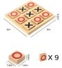 Zero Cross Brain Teaser Puzzle Game Plastic Board Game (Multicolor)
