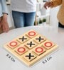 Zero Cross Brain Teaser Puzzle Game Plastic Board Game (Multicolor)