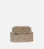 Santos Fabric 2 Seater Manual Recliner In Beige Colour