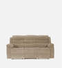 Santos Fabric 3 Seater Manual Recliner In Beige Colour