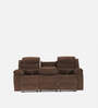 Santos Fabric 3 Seater Manual Recliner In Brown Colour