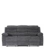 Zerodha Manual Recliner Sofa Set (3+2) in Grey Colour