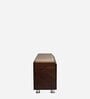 zest Shoe Rack with Seating in Teak Finish