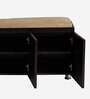 zest Shoe Rack with Seating in Wenge Finish
