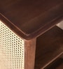 Zeta Mango Wood End Table In Tubbaq Finish