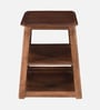 Zeta Mango Wood End Table In Tubbaq Finish