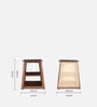 Zeta Mango Wood End Table In Tubbaq Finish