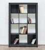 Zeus Book Shelf in Light Charcoal Grey Colour