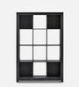 Zeus Book Shelf in Light Charcoal Grey Colour