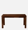 Zeven Sheesham Wood 6 Seater Dining Table in Scratch Resistant Provincial Teak Finish