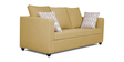 Zink Straight Line Sofa Set (3+1+1) in Beige Colour