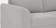 Zivo Fabric 2 Seater Sofa in Cloudy Grey Colour