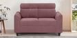 Zivo Fabric 2 Seater Sofa in Dusky Pink Colour