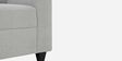 Zivo Fabric 3 Seater Sofa in Cloudy Grey Colour