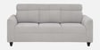 Zivo Fabric 3 Seater Sofa in Cloudy Grey Colour