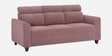 Zivo Fabric 3 Seater Sofa in Dusky Pink Colour