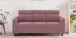 Zivo Fabric 3 Seater Sofa in Dusky Pink Colour