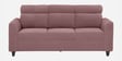Zivo Fabric 3 Seater Sofa in Dusky Pink Colour