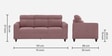 Zivo Fabric 3 Seater Sofa in Dusky Pink Colour