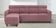 Zivo Plus Fabric LHS &RHS Convertible Sectional Sofa In Dusky Pink Colour