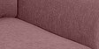 Zivo Plus Fabric LHS &RHS Convertible Sectional Sofa In Dusky Pink Colour