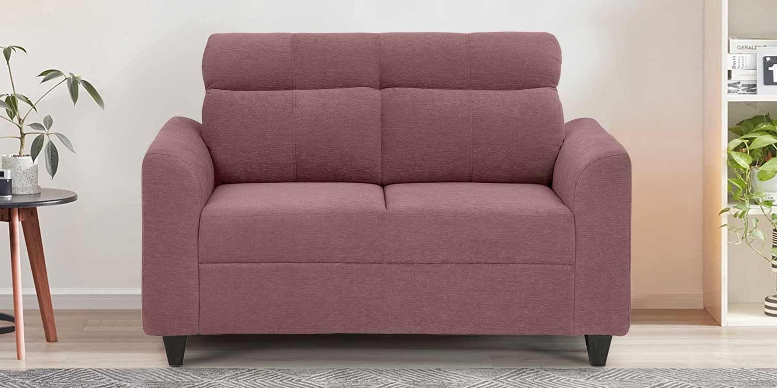 Zivo Fabric 2 Seater Sofa in Dusky Pink Colour