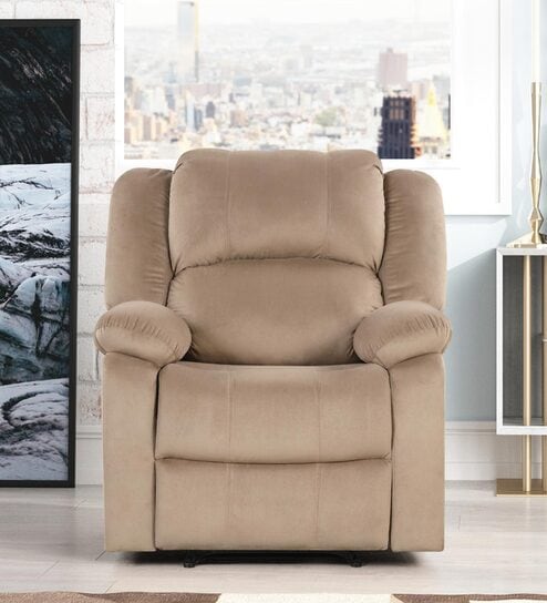 Cream best sale recliner chair